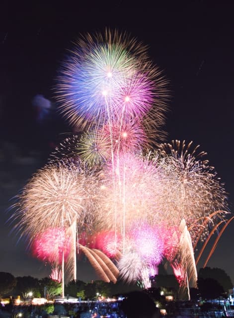 立川花火大会2026(昭和記念公園)|有料席は販売終了(キャンセルの場合あり)。無料で見るなら残堀川より南、入口を間違えると入場不可